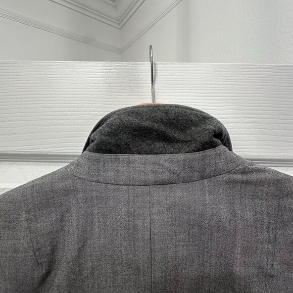 Banana Republic Gray Blazer Suit Jacket Size 12 - Picture 12 of 14